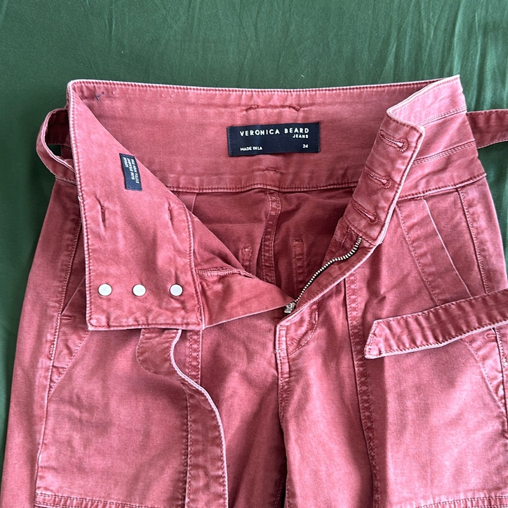 Veronica beard jeans 24 logan slim straight extra high rise